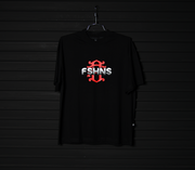 Logo Oversize tee | Black ,Red  | Zorath Visionary Collection