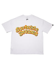 Sprinkle Dreams Oversize tee | White , Yellow |  FSHNS