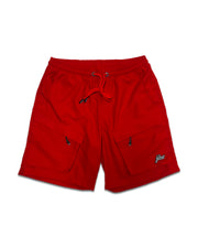 Utility Cargo shorts Pants  | Red | FSHNS