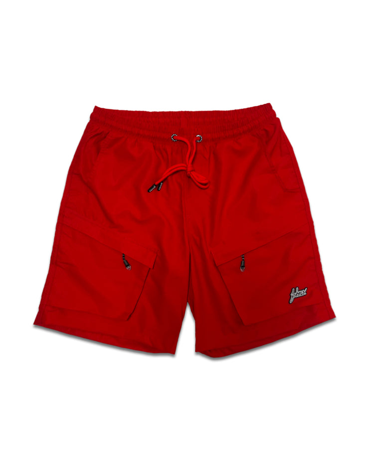 Utility Cargo shorts Pants  | Red | FSHNS