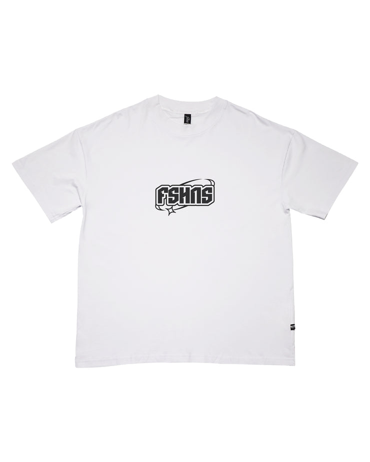 Star Oversize tee | White, Bl.Gl. Bl.  |  FSHNS