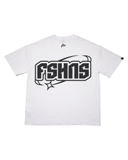 Star Oversize tee | White, Bl.Gl. Bl.  |  FSHNS
