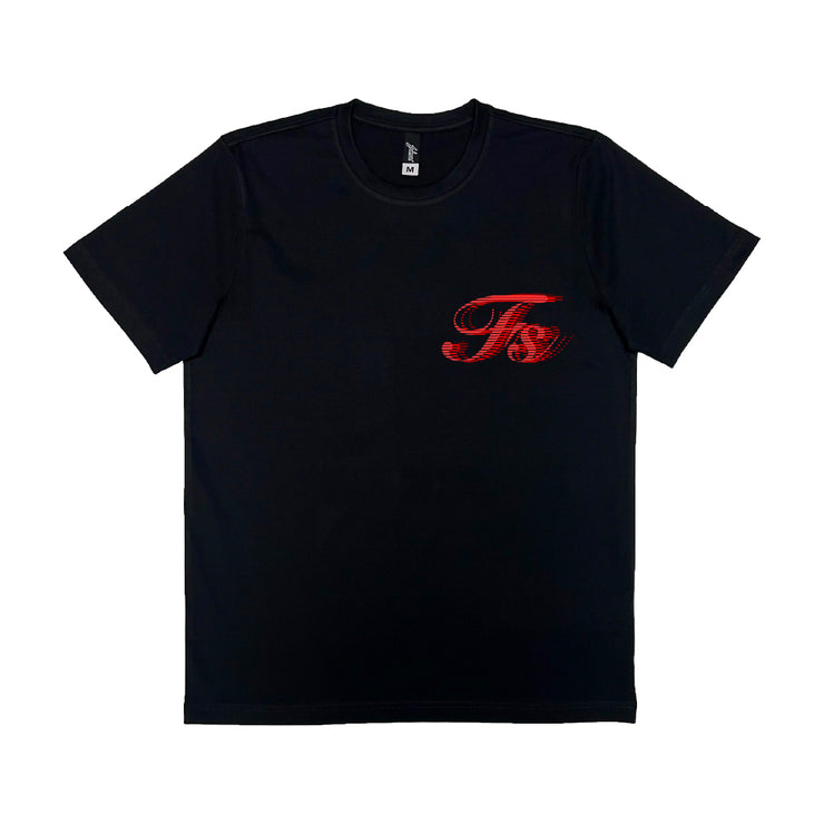 Med Logo Premium  Tee |  Black, Red  | Stella Cutter  FSHNS