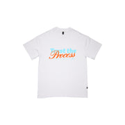 Trust the process Oversize tee |  White, Baby Blue , Orange  | FSHNS