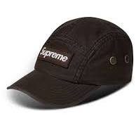 MILITARY  | BLACK  CAMP CAP|  | SUPREME