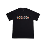 Vintage Floral Oversize tee | Black, Multicolor (Doble) | FSHNS