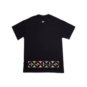 Vintage Floral Oversize tee | Black, Multicolor (Doble) | FSHNS