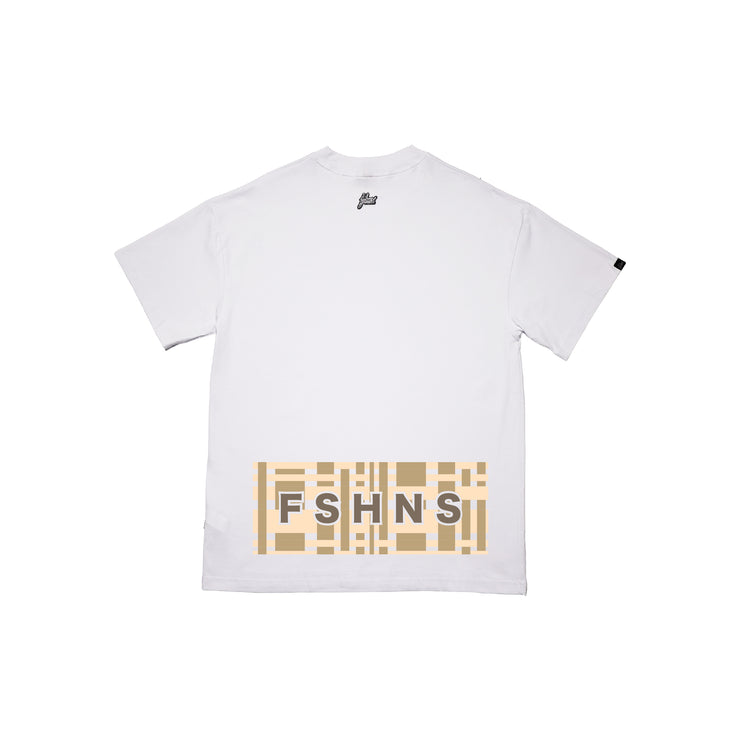 Woven Box Oversize tee | White ,Beige, Chocolate   | FSHNS