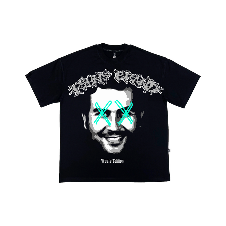 Wanted Pablo Oversize tee |  Black, Black, Teal  |  FSHNS