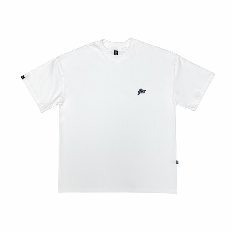 OVERSIZE Basic   LOGO  TEE    | WHITE   |   FSHNS