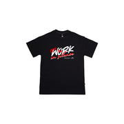 Work in silence Oversize tee | Black White,Red | FSHNS