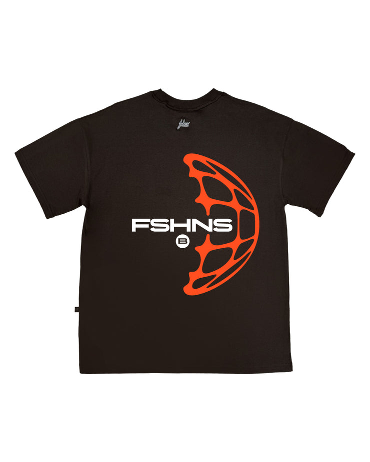 FSHNS Oversize tee | Brown ,  Orange |  World Half World Collection