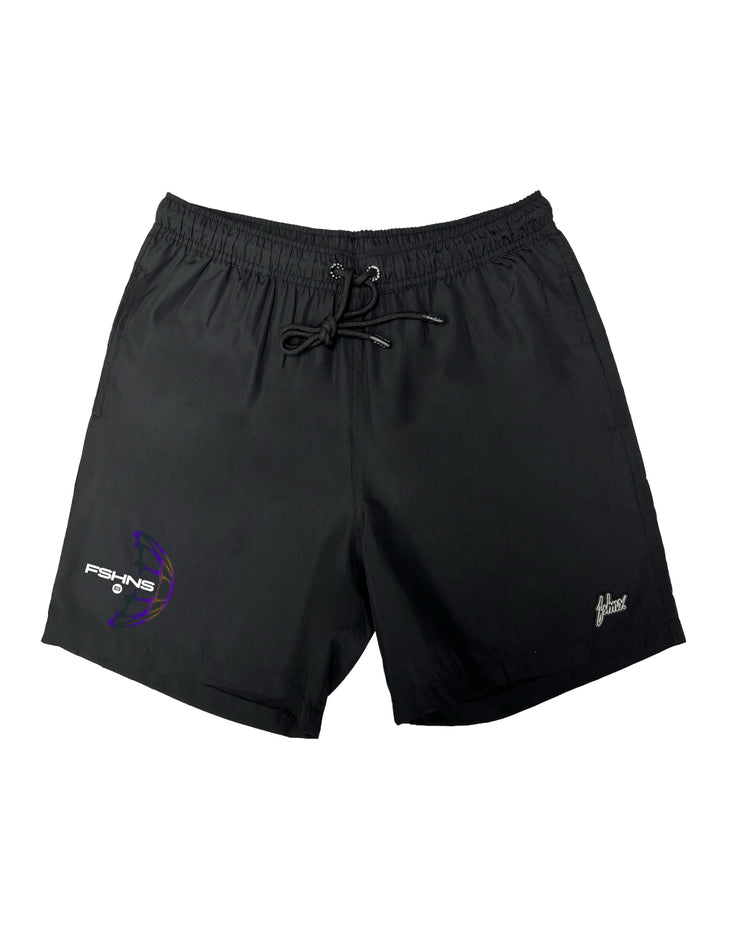 FSHNS HYDRID SHORT | Black, Reflective  | WORLD HALF WORLD