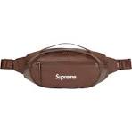 Leather waist bag  | Brown | SUPREME