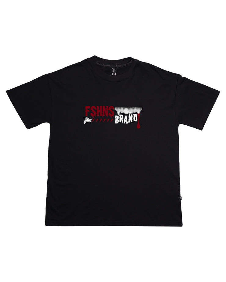 Vampire Horror Oversize tee |  Black,  White, Red |  FSHNS