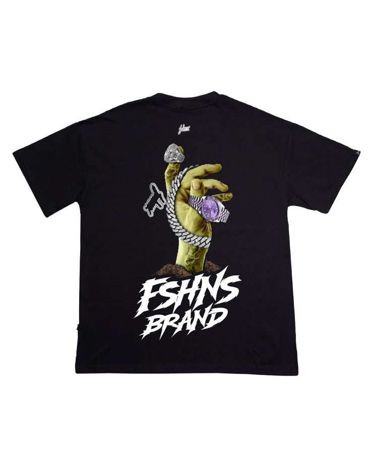Franky Hand Oversize tee |  Black,  White |  FSHNS