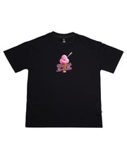World Ice Cream Oversize tee | Black, Pink  |  FSHNS