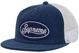 Supreme Terry Mesh Back 6 Panel Black – Sole By Style