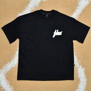 Med FSHNS OVERSIZE tee | Black , Beige | Ocean Pearl