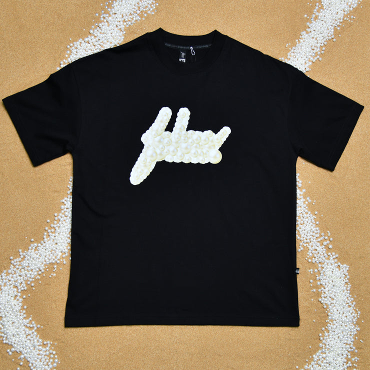FSHNS Big LogoOVERSIZE tee | Black, Beige  | Ocean Pearl