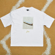 FSHNS Box  Boxy Tee | White , Beige |Ocean Pearl
