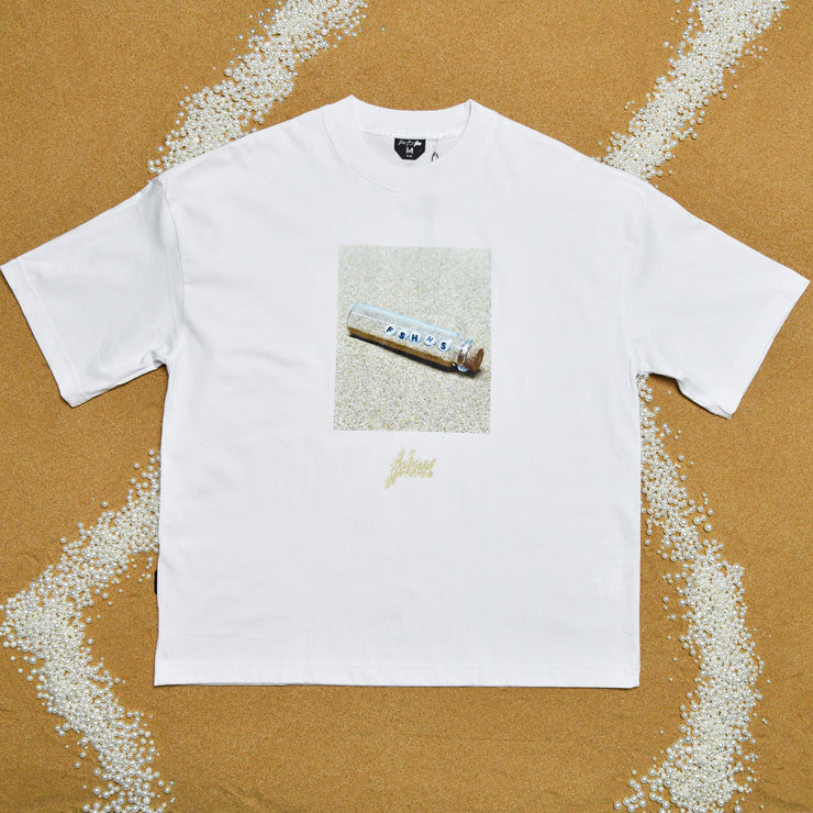 FSHNS Box  Boxy Tee | White , Beige |Ocean Pearl