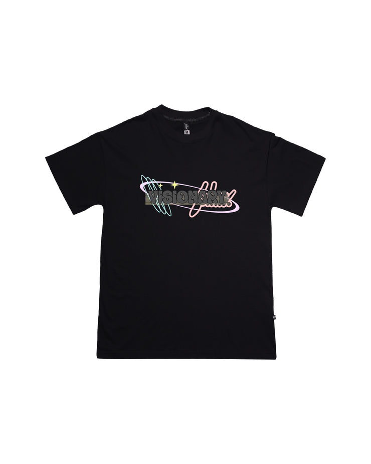 FSHNS OVERSIZE tee | Black , Pastel Colors | Galactic Visionary