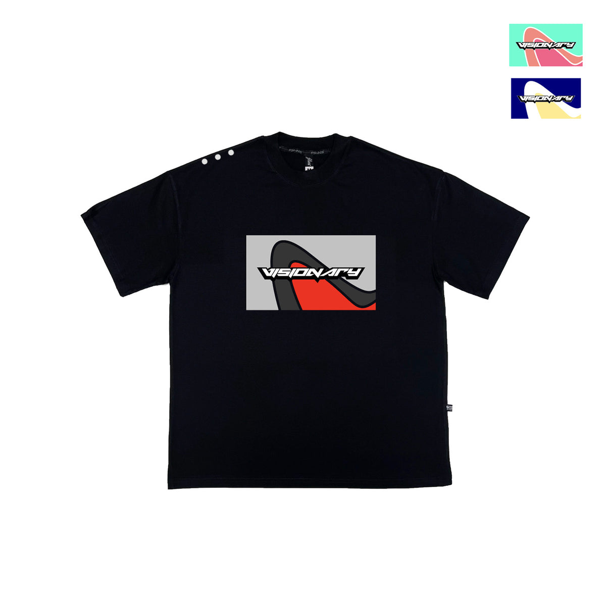 VISIONARY RACE CLUB OVERSIZE | BLACK | VISIONARY COLLECTION – Fshns To Go