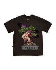 Med Bonsai  Oversize Tee | Brown , Grey   | FSHNS Bonsai