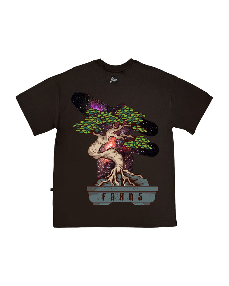 Med Bonsai  Oversize Tee | Brown , Grey   | FSHNS Bonsai