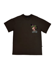 Med Bonsai  Oversize Tee | Brown , Grey   | FSHNS Bonsai