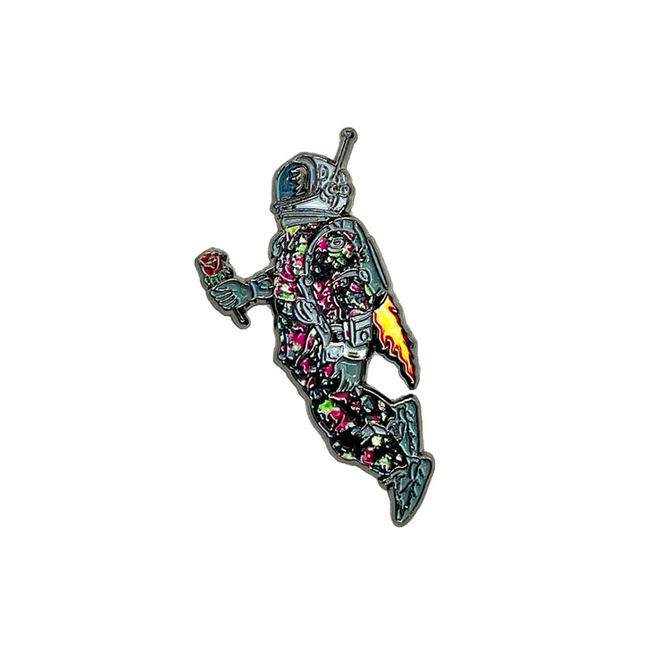 ASTRONAUT GREY | FUSHIA   | PP0070 | PINS PLANET