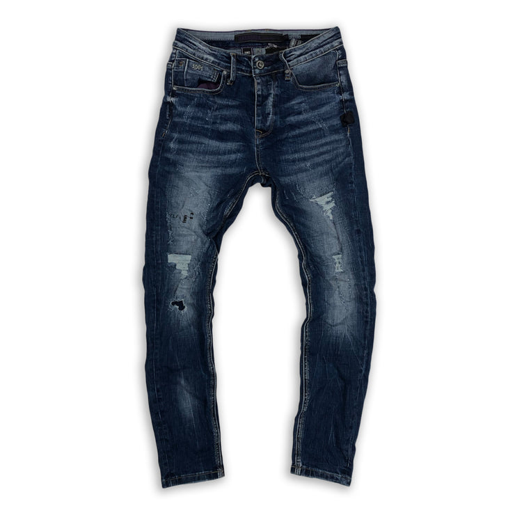 HS Jean Blue| OMG Torn Style