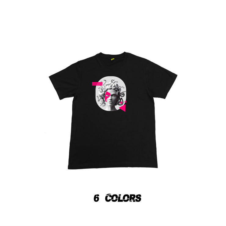 Medusa | GODS | Black Tshirt | Multicolor