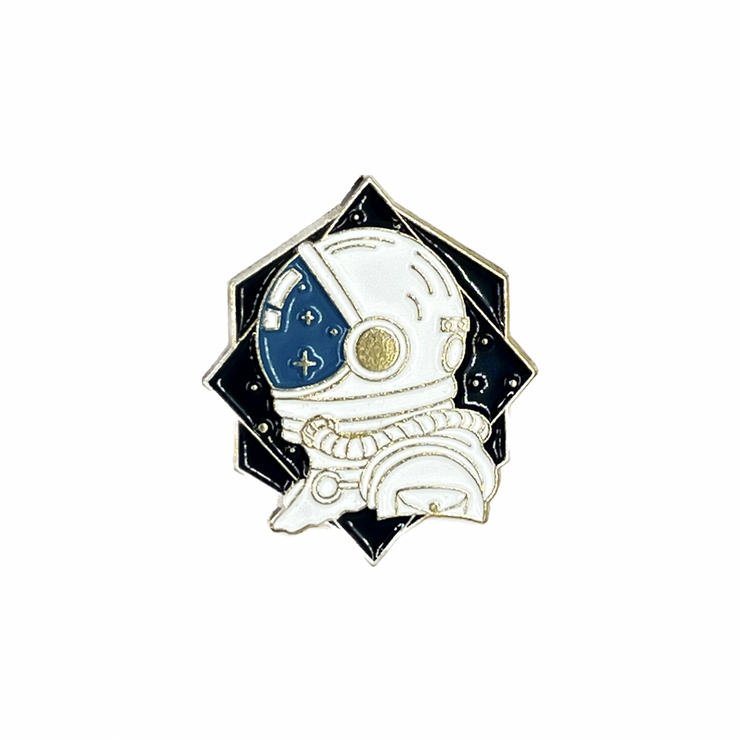 ASTRONAUT ON SQUARE |  PP024| PINS PLANET