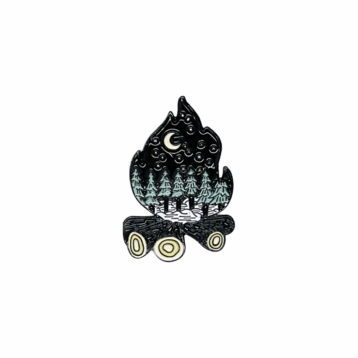 CAMPFIRE IN THE FOREST   | PP040 | PINS PLANET
