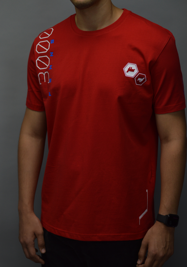 F3005 | Premium Red Tee | FSHNS 3000 Collection