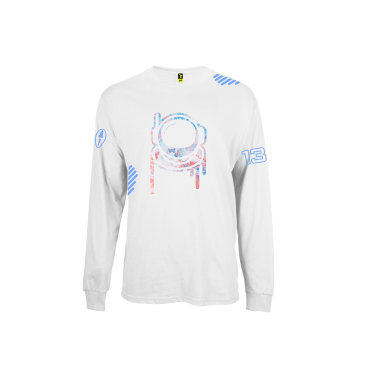ASTROFASHION LONG SLEEVE| BLUE & PINK CORAL\WHITE| ACID RIVER