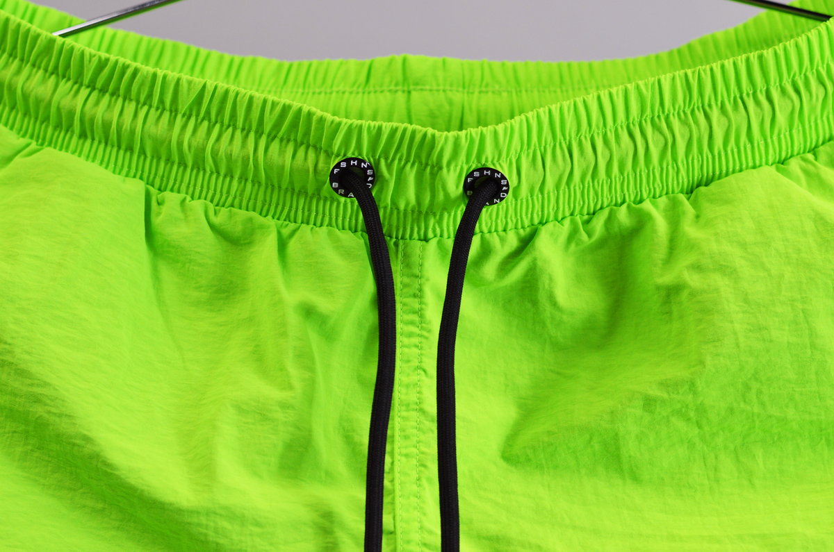 SHORT SWIMWEAR 18" GREEN NEON SWIMWEAR Fshns To Go